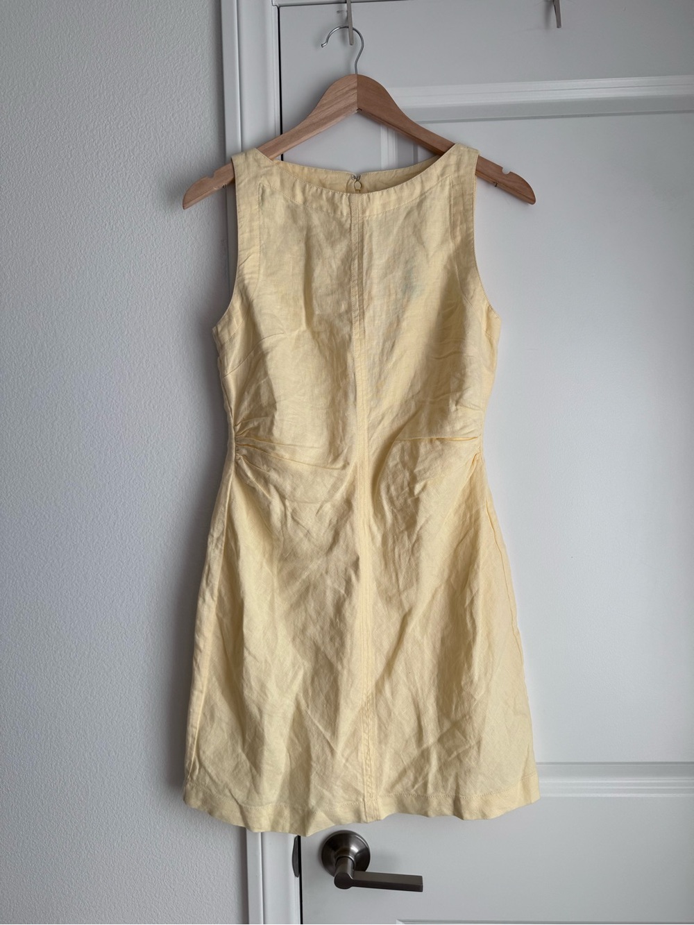 NWT Madewell Boatneck Shirred Mini Dress Size 2